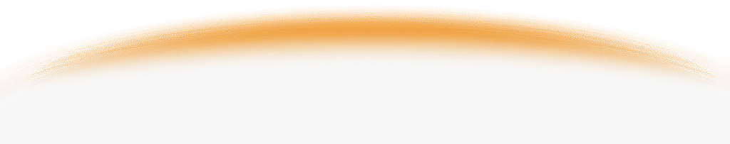 orange curved line arc on transparent background minimal design element