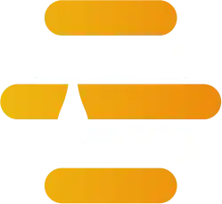 Orange abstract beehive layout element used as a testing and deployment divider line