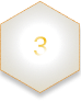 Dark gold hexagon icon with number 3 representing the third step where global engineers and AI agents deliver production code