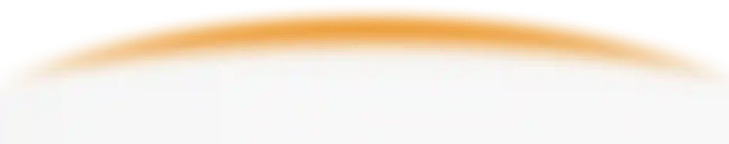 A soft, blurred orange arc or curved glow contained within a rectangular light gray border.