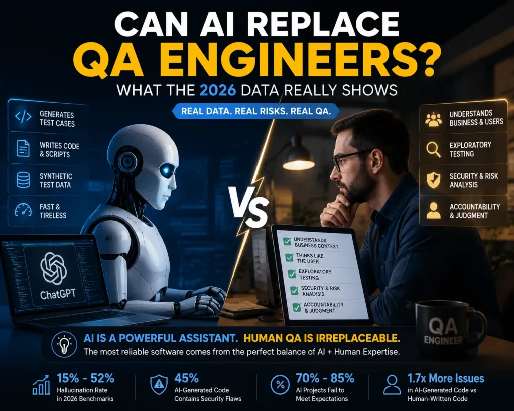 Can AI Replace QA Engineers? Human vs AI Software Testing in 2026