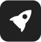 software launch icon representing fast development and product deployment